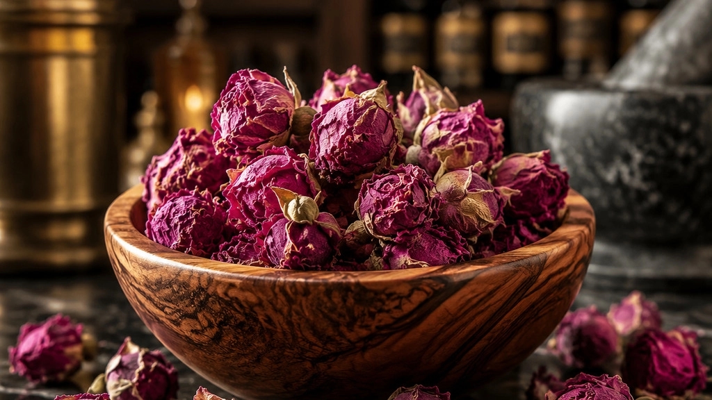 صادرات غنچه گل محمدی از بازرگانی احمدیان شهرکرد