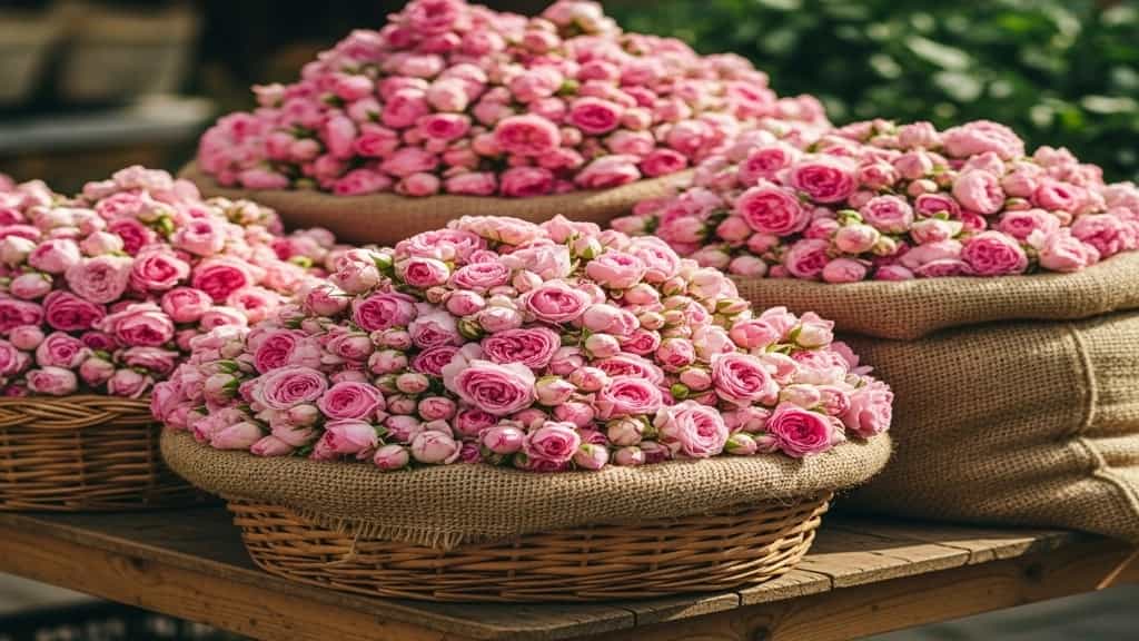 فروش عمده و صادرات گل محمدی